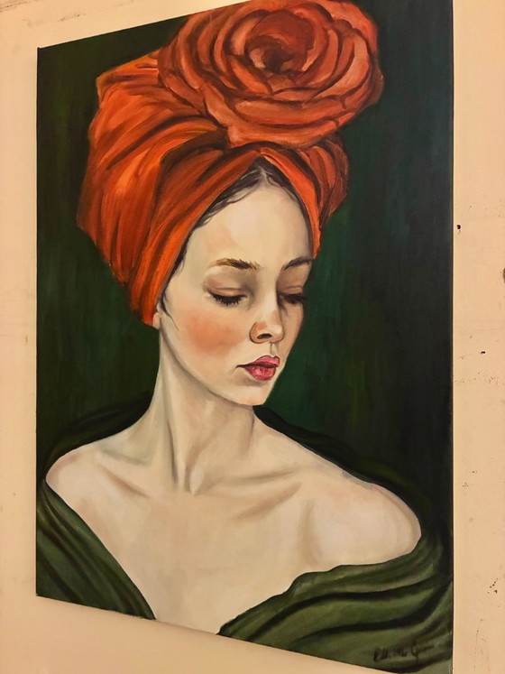 Woman's Flower – Paintings & Drawings, Canvas (photo 5 of 13)