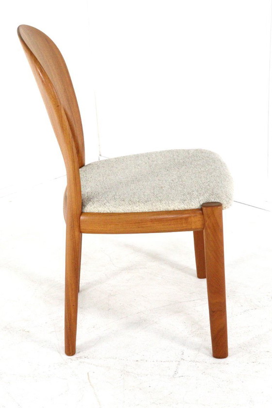 Image 1 of Suite de 4 chaises Koefoed Morten en teck vintage danois
