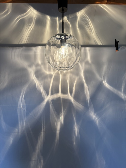 Vintage design Hustadt Leuchten 'Ripple' hanglamp