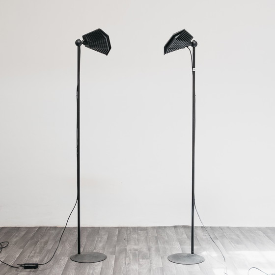 Image 1 of Pair of floor lamps by Ettore Sottsass for Olivetti Synthesis, Italy, 1973