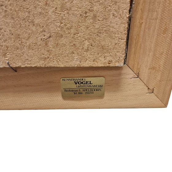 Image 1 of Vintage floraal olieverf schilderij