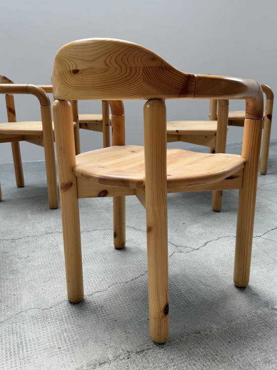 Image 1 of Lot de 6 chaises de salle à manger rares Rainer Daumiller pour Hirtshals Savvaerk, Danemark années 1980