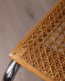 SET DI 4 SEDIE VINTAGE ANNI '60, MODELLO CESCA, DISEGNATE DA MARCEL BREUER PER GAVINA