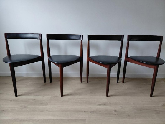 Image 1 of Vintage eettafel met stoelen van Hans Olsen voor Frem Rojle