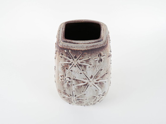 Image 1 of Beige ceramic vase, German design, 1960s, made in West Germany