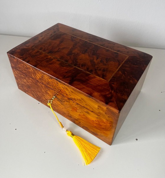 Magnifico e ampio portagioie in radica di tuia – Lavorazione artigianale di lusso – Oggetti decorativi, Wood (photo 3 of 16)