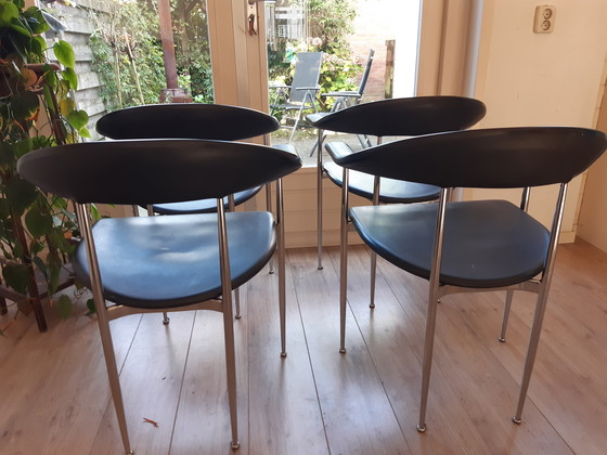 Image 1 of 4 sedie Fasem di Giancarlo Vegni & Gianfranco Gualtierot