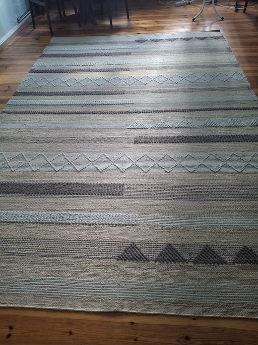 Jute-Teppich, 100 % Naturfasern, 2 × 3 m