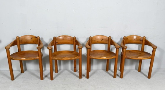 Image 1 of Set van 6 fauteuils van Rainer Daumiller voor Hirtshals Sawmill, Denemarken, jaren 70.