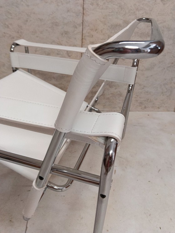 KNOLL Studio Poltrona WASSILY B3 NUOVA, in Cuoio Bianco – Poltrone, Leather (photo 55 of 83)