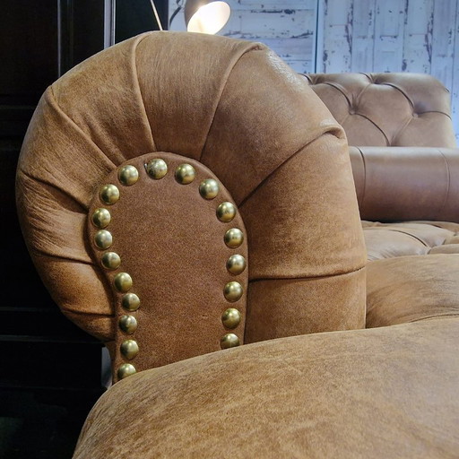 Chesterfield Daybed Wildleder