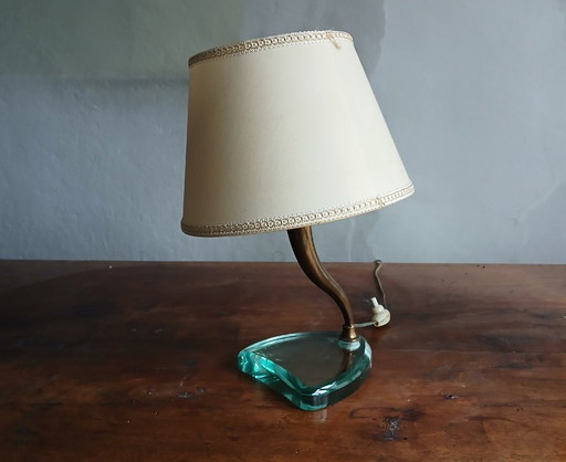 Crystal And Brass Table Lamps By Emilio Lancia, 1930s – tafellampen (photo 2 of 5)