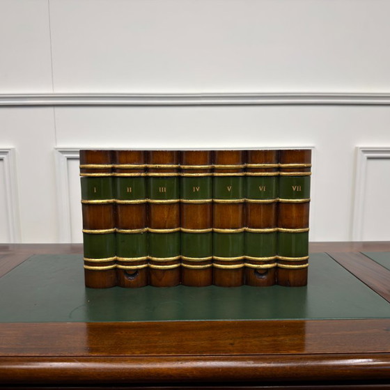 Classic English Globe Wernicke Storage Book #2 – Decorative Objects, Leather, Wood (photo 2 of 7)