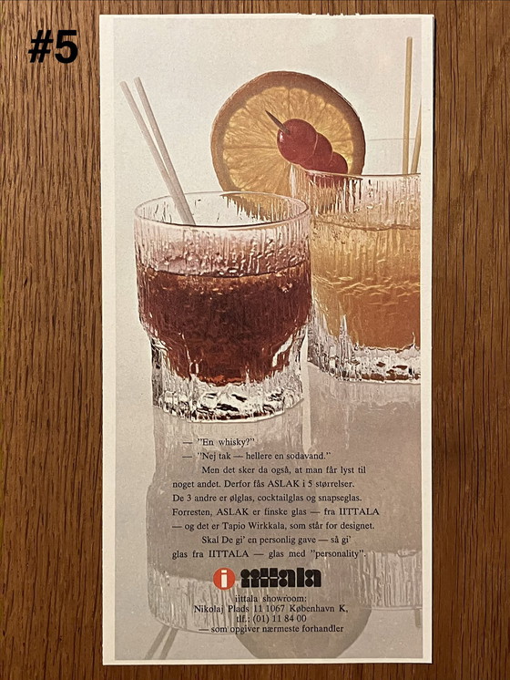 Image 1 of Materiale pubblicitario dal design vintage anni '60 e '70