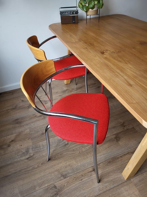 Set mit 4 Effezeta-Stühlen