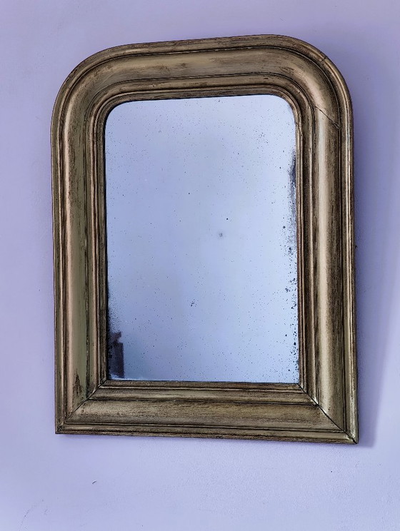 Antiker Louis-Philippe-Spiegel, 57 x 44 cm – Wood (photo 4 of 12)