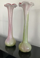 TWO MURANO VASES