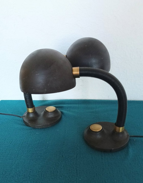 Lámparas de escritorio Hillebrand Two Sixties – Metal, Brass (photo 12 of 13)