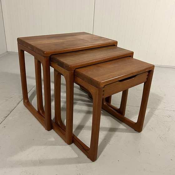 Image 1 of Br Gelsted Nesting Tables Mimiset With Drawer Denmark