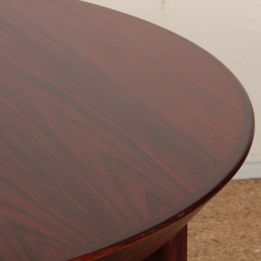 Extendable round table by Ole Hald for Gudme Møbelfabrik, 1960