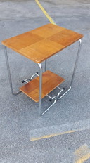 Vintage Bauhaus Art Deco side table 