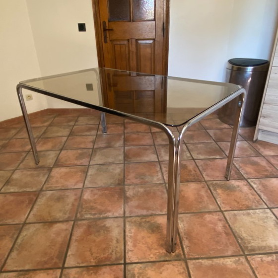 Roche Bobois table. 1970. Space Age. 145x83. – Dining tables, Glass (photo 4 of 7)