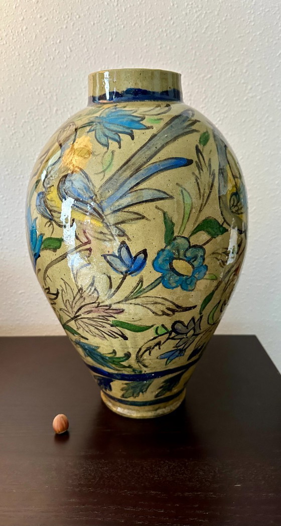 Image 1 of XXL VASE DYNASTIE KADJAR PERSE ANCIEN
