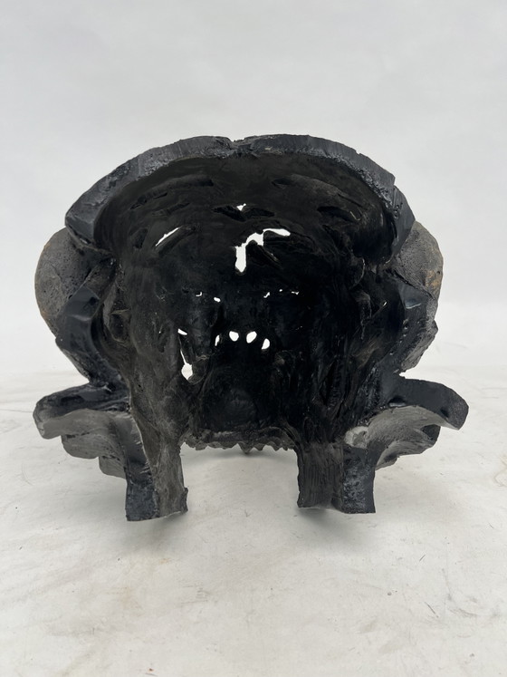 Edge Sculpture Chimpanzee - Matt Buckley – Beeldhouwkunst, Wood, Other (photo 4 of 5)
