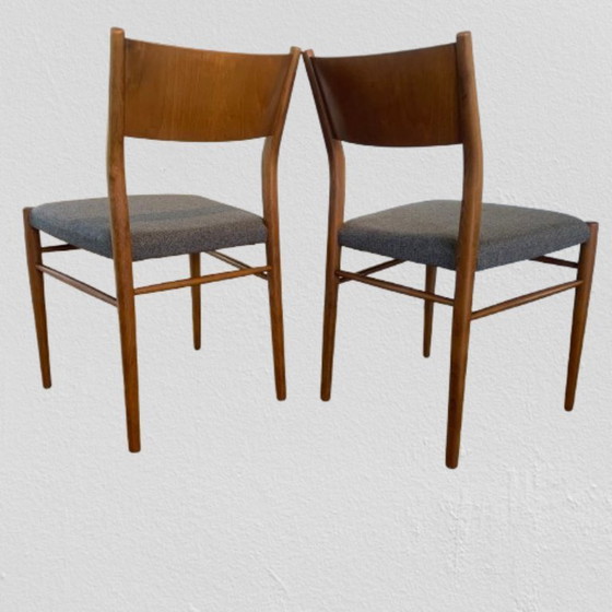 Image 1 of Set di 6 sedie da pranzo di Lübke