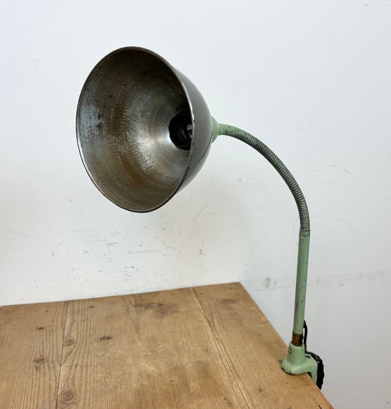 Image 1 of Industrial Gooseneck Table Lamp from Instala Děčín, 1960s