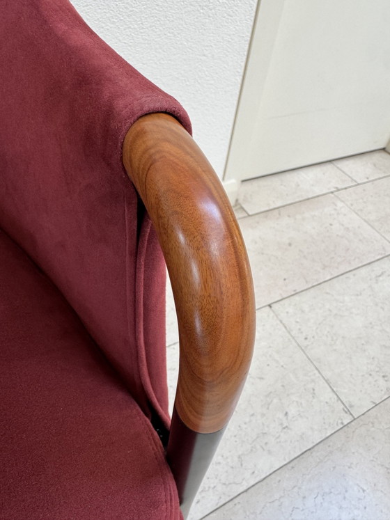 Image 1 of Ensemble de 6 fauteuils italiens Giorgetti, années 1980