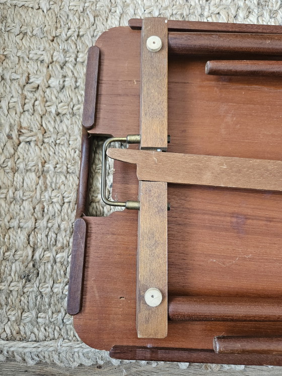 Image 1 of Originele Vintage Tixi Tray Table - Bendt Winge voor Aase Dreieri, Ganddal (Noorwegen)