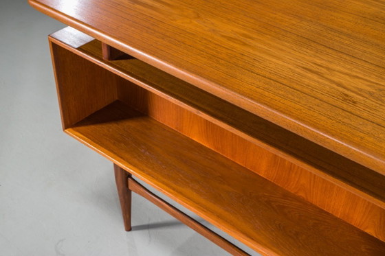 Image 1 of Escritorio modelo RT200 en teca, diseñado por Heinrich Riestenpatt, Alemania, década de 1960.