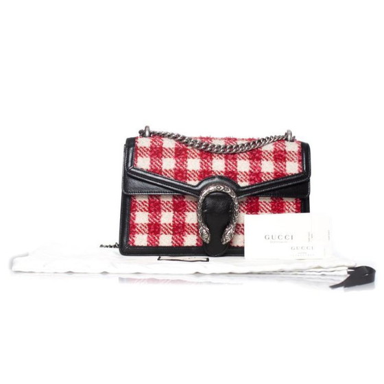 Image 1 of Gucci, Dionysus Tweed-Tasche mit Karomuster
