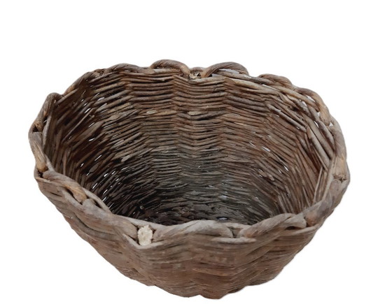 Image 1 of Antique primitive wicker basket