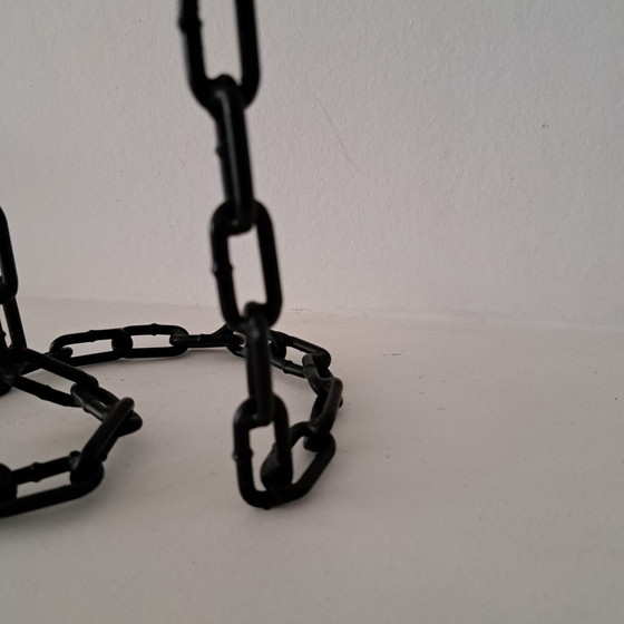 Candeliere brutalista a catena – Portacandele, Metal (photo 5 of 6)