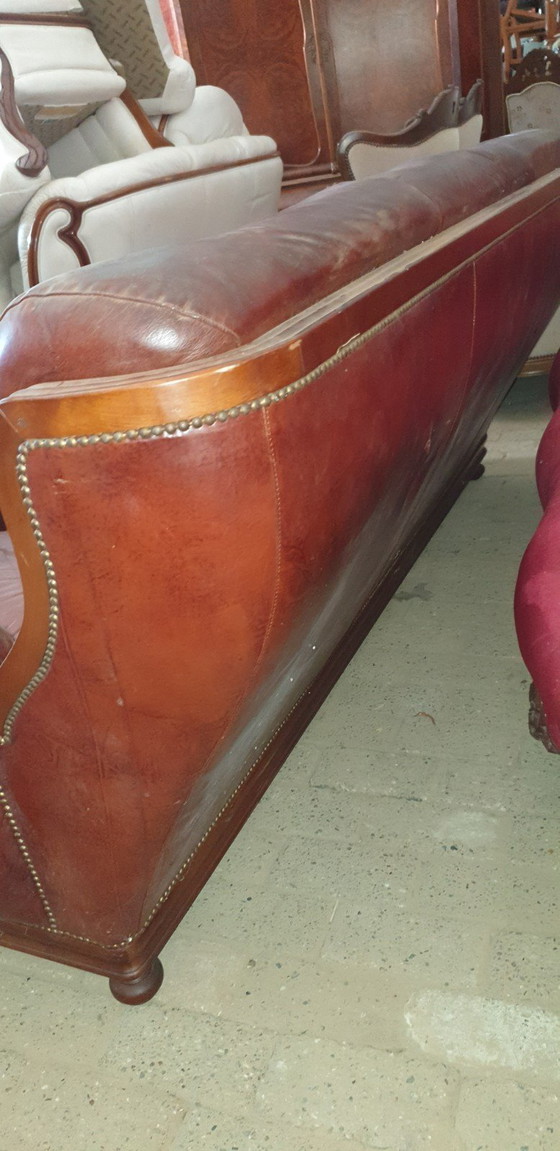 Image 1 of Retro Vintage Chesterfield Leather Retro Vintage Classic