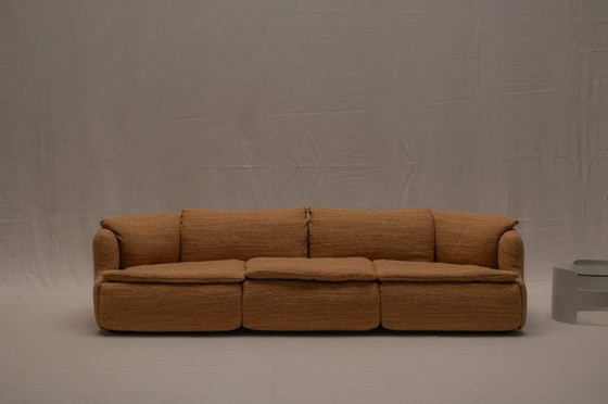 Image 1 of Vertrauliches Dreisitzer-Sofa von Saporiti - Italien 1970er Jahre