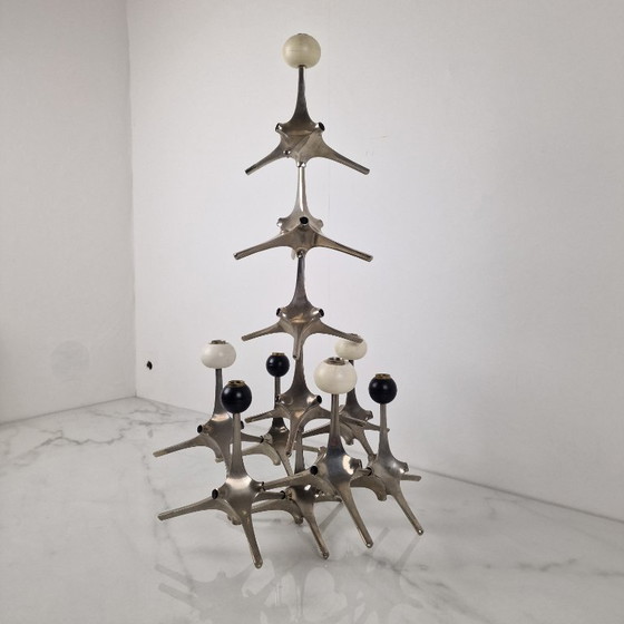 Image 1 of Candelabro modular icónico de Caesar Stoffi y Fritz Nagel, Alemania, década de 1960