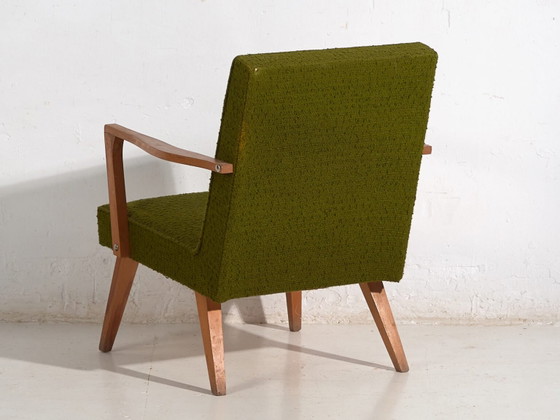 Poltrona vintage verde (c.1950) – Poltrone, Wood (photo 31 of 33)