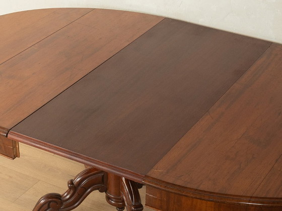 Antieke uitschuifbare tafel met kolomvoet – Eettafels, Hout (photo 14 of 19)