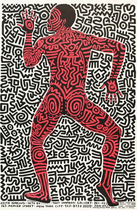 Keith Haring - INTO 84 - Œuvre imprimée des années 1980 – Affiches, Paper (photo 5 of 6)