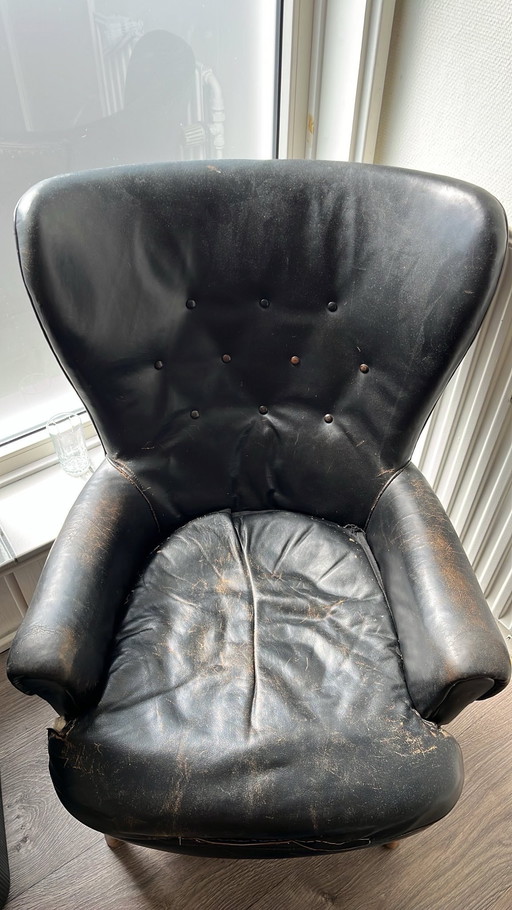Artifort Theo Ruth Fauteuil en cuir pour homme
