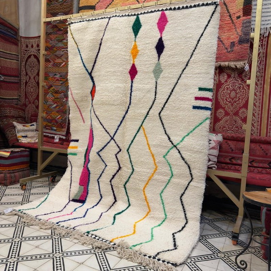 Alfombra bereber multicolor de 240 cm x 150 cm. – Wool (photo 5 of 7)
