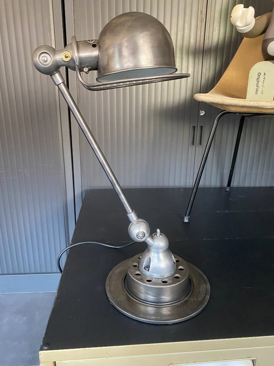 Image 1 of Jieldé 1-Arm Lamp with Graphite Patina, Industrial Vintage