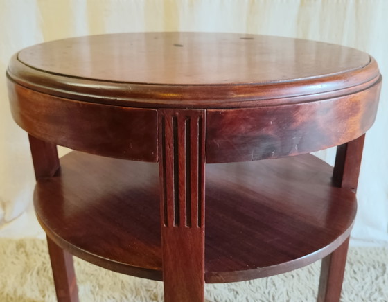 Art Deco solid wood Side table - 40s/50s (photo 2 of 8)