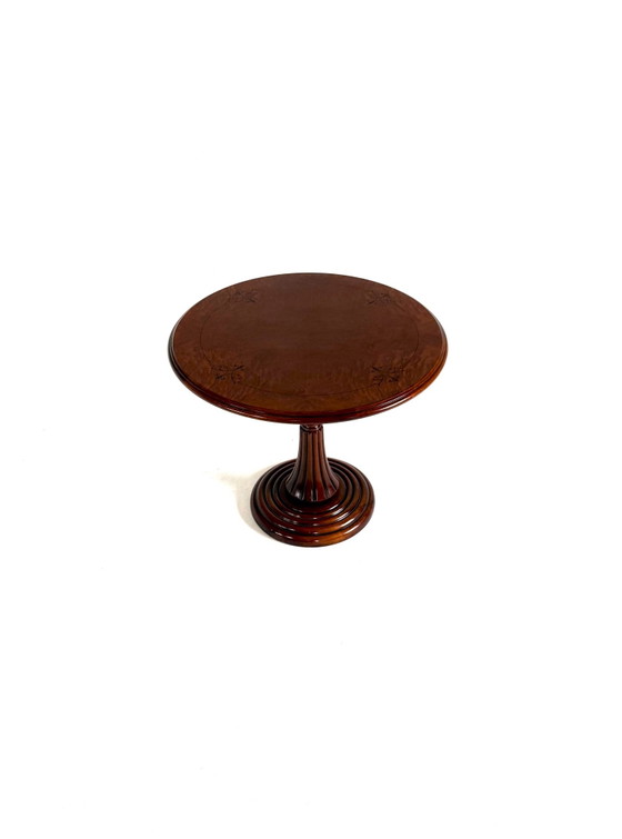 Vintage wortelnoten wijntafel ‘60 – Bijzettafels, Hout (photo 8 of 8)