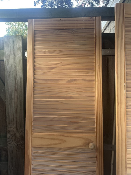Image 1 of Vintage louvered doors