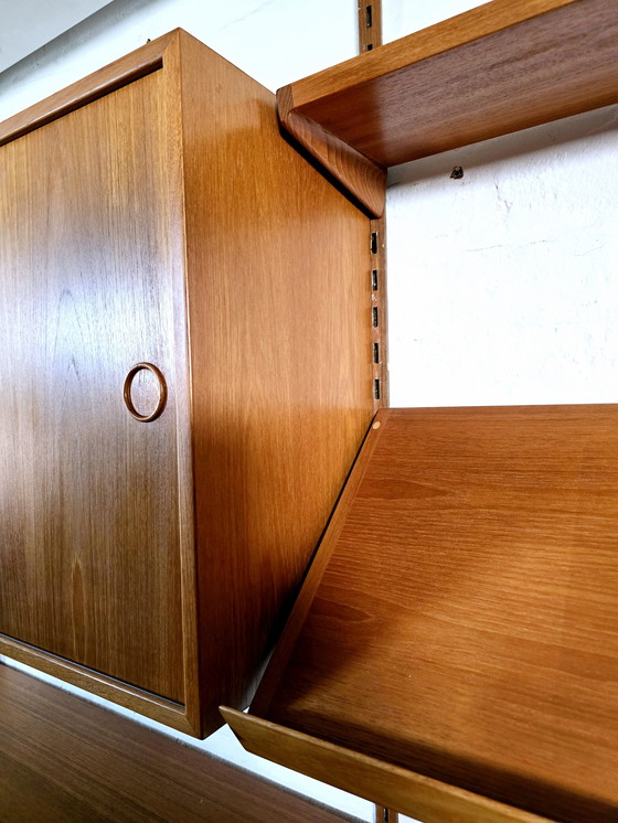 Image 1 of Kai Kristiansen wall shelf 60s 70s Vintage Teak Mid - Century