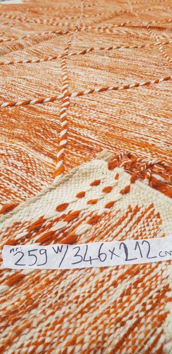 Image 1 of Handgeknoopt Berber tapijt wol 346x212cm